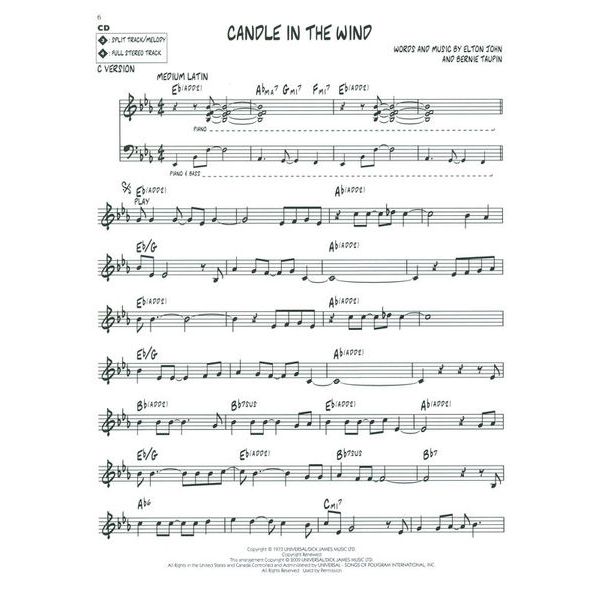 Hal Leonard Jazz Play-Along Elton John