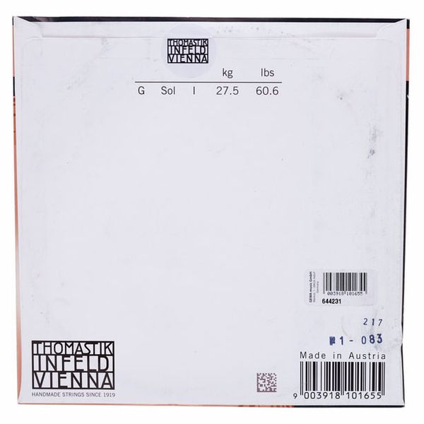 Thomastik Spirocore G Bass 3/4 light