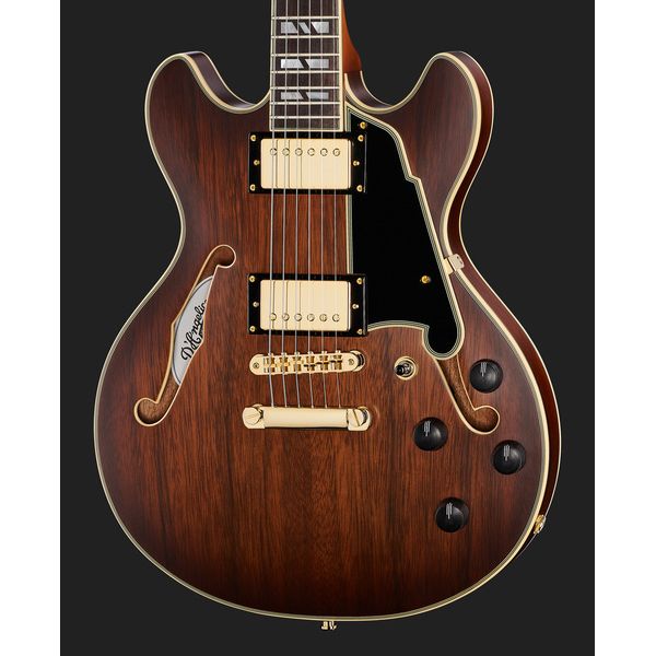 DAngelico Deluxe Mini DC Satin Brown Bur