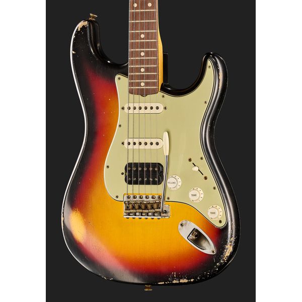 Fender 61 Strat 3TSB Relic HSS MBAH