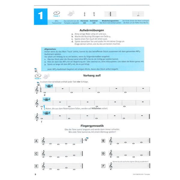 De Haske Hören Lesen Schule 1 Trumpet