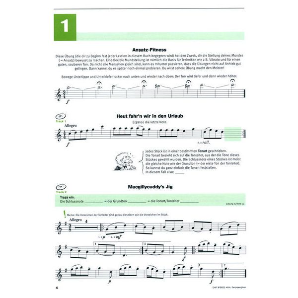 De Haske H&ouml;ren Lesen Schule 3 Tenor Sax