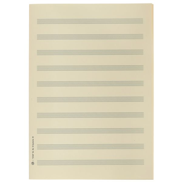 Star Sheet Music Paper DIN A4 10