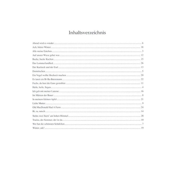 Holzschuh Verlag Meine allerersten Kinderlieder