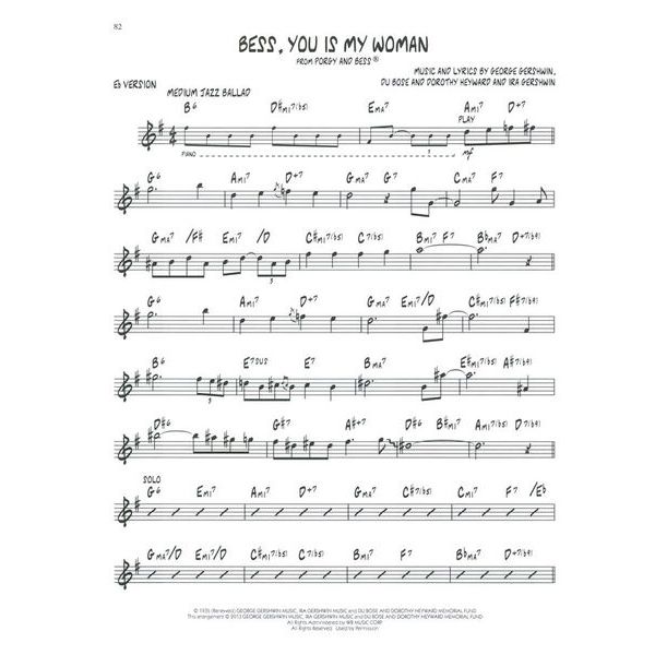 Hal Leonard Jazz Play-Along Gershwin