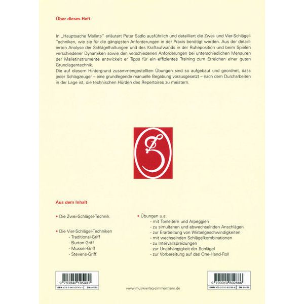 Zimmermann Verlag Hauptsache Mallets