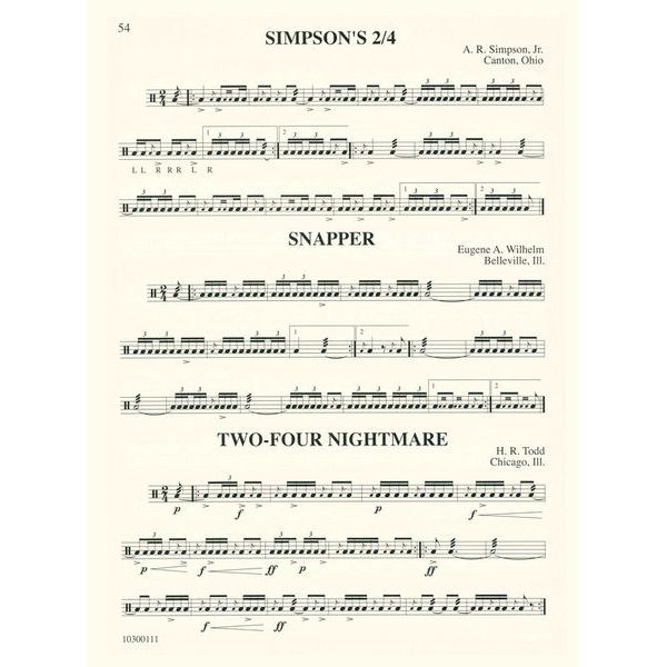 Ludwig Masters Publications America's N.A.R.D. Drum Solos