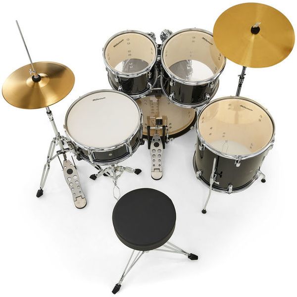 Millenium Focus 18 Drum Set Black