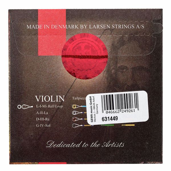 Larsen Il Cannone Violin String D Sol