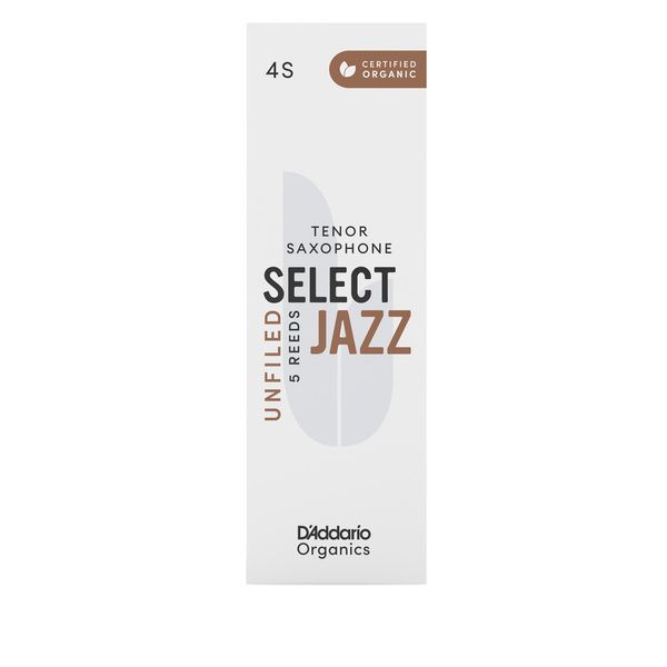 DAddario Woodwinds Organic Sel. Jazz Unf. TEN 4S
