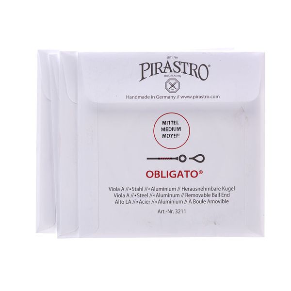 Pirastro Obligato Viola Strings Medium
