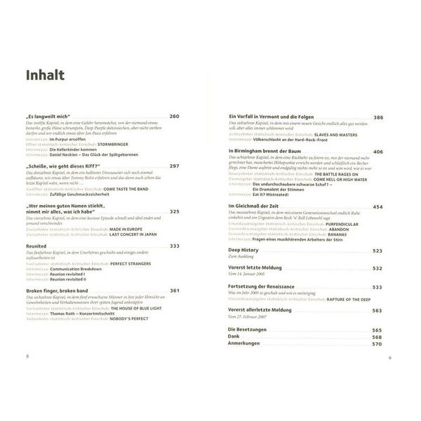 Hannibal Verlag Deep Purple Geschichte