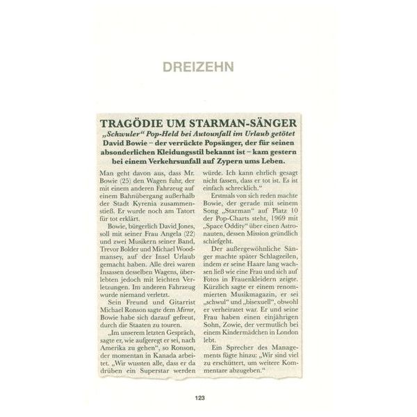 Hannibal Verlag Bowie Odyssee 72