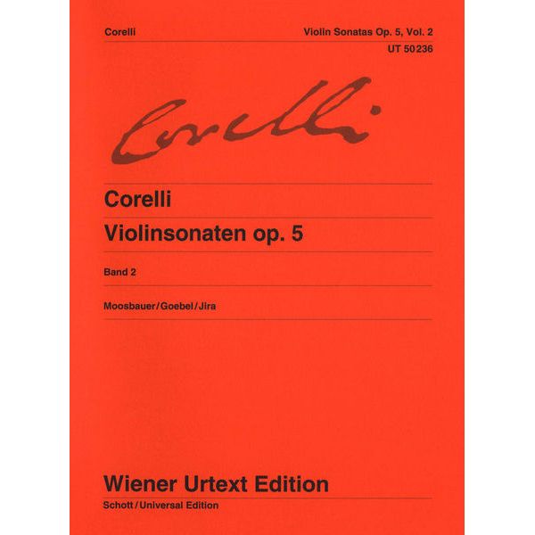 Wiener Urtext Edition Corelli Violinsonaten 2