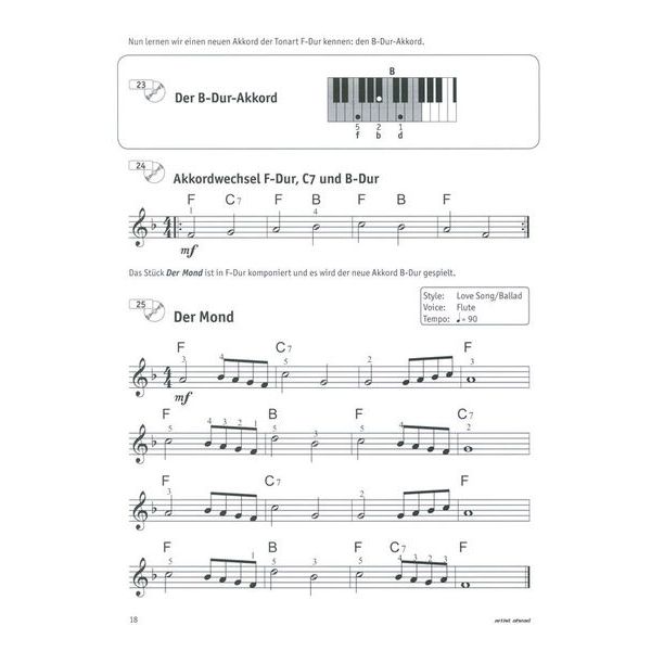 Artist Ahead Musikverlag Meine zweite Keyboardschule