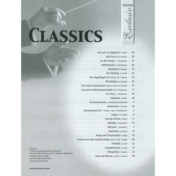 Holzschuh Verlag Classics Accordion