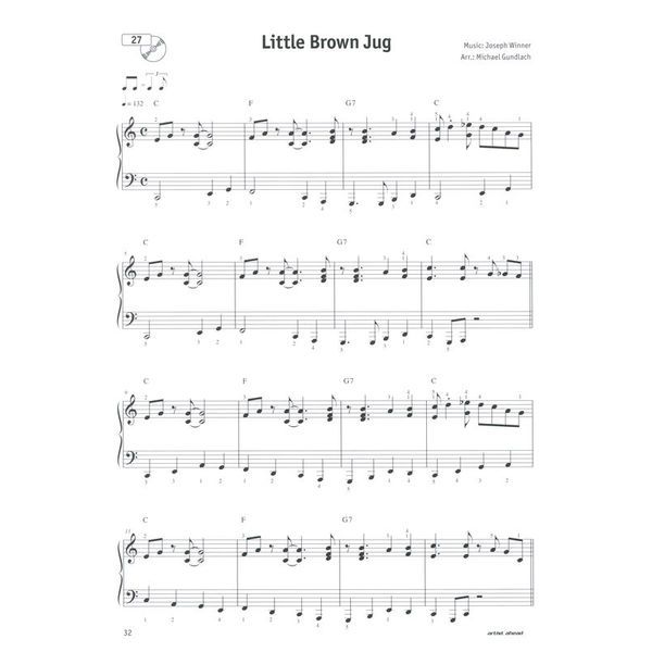 Artist Ahead Musikverlag Die Jazz-Piano-Schule