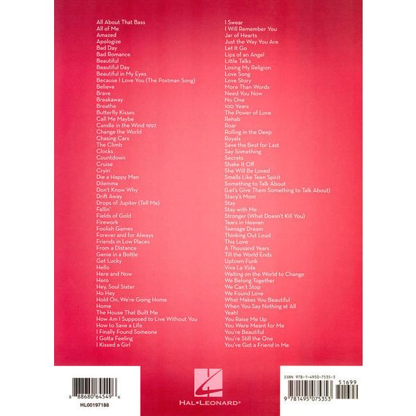 Hal Leonard 101 Hit Songs For Violin