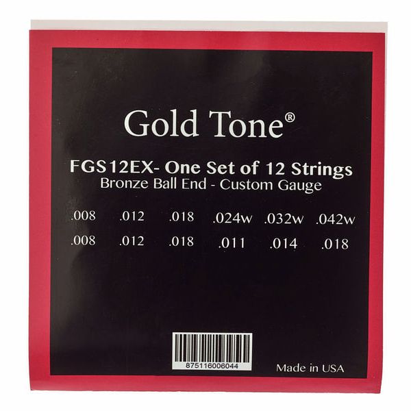 Gold Tone FGS12EX Strings