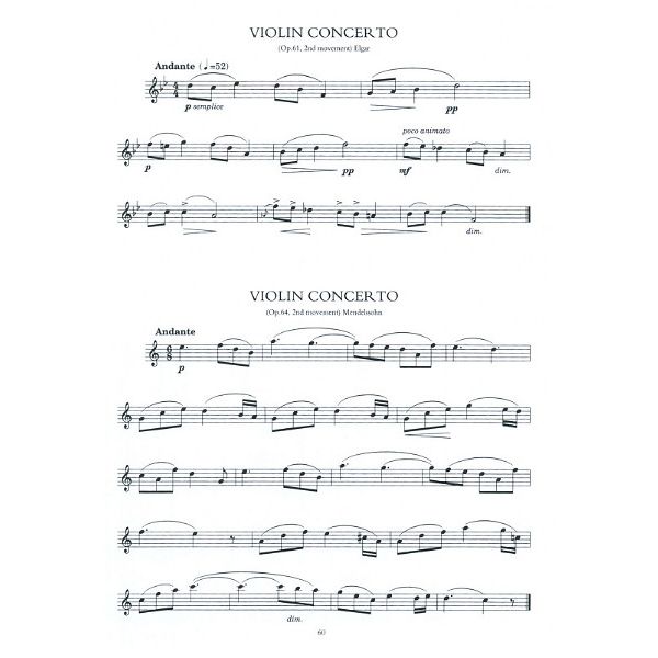Music Sales 100 Classical Themes Violin