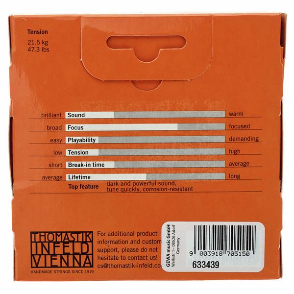 Thomastik AL100 Alphayue Violin 3/4