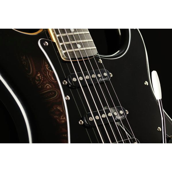 Harley Benton ST-70 Black Paisley