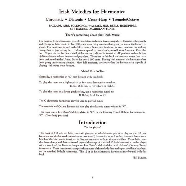 Mel Bay Irish Melodies For Harmonica