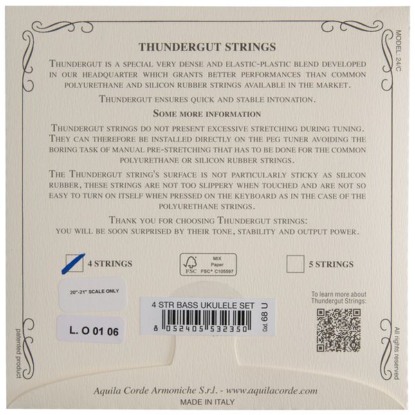 Aquila UBass Strings Thundergut