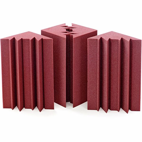 Auralex Acoustics Lenrd Bass Traps Burgundy 4