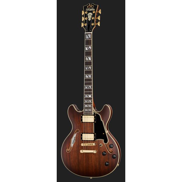 DAngelico Deluxe Mini DC Satin Brown Bur