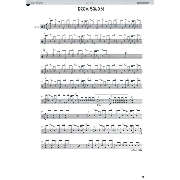 Leu Verlag 43 Drum Solos