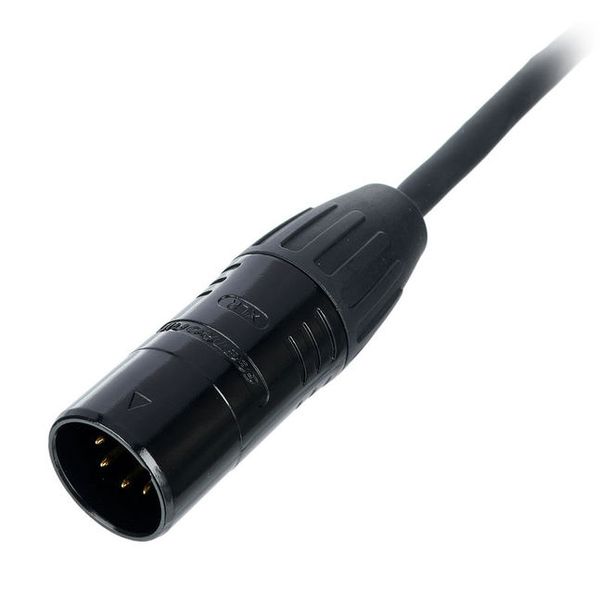 Stairville PDC5BK IP65 DMX Cable 5m 5pin