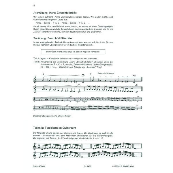 Ricordi Lern Querfl&ouml;te Spielen 2