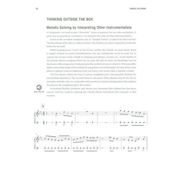 Berklee Press Berklee Jazz Drums