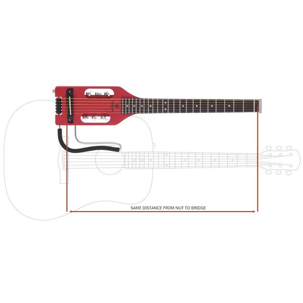 Traveler Guitar Ultra Light Vintage Red