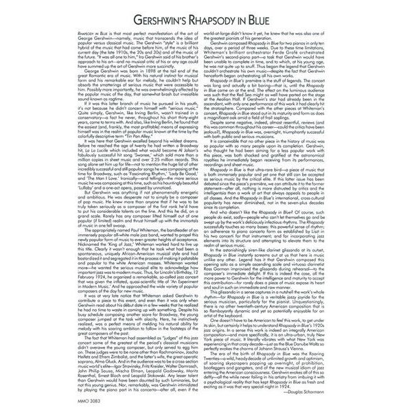 Music Minus One Gershwin Rhapsody In Blue