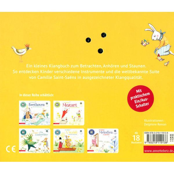 Annette Betz Verlag Ich entdecke Karneval d. Tiere