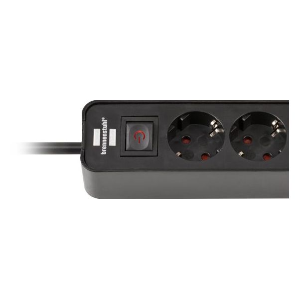 Brennenstuhl Ecolor 4-Way 1,5m USB sw