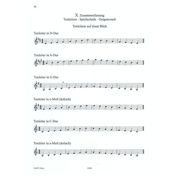 Edition Peters Geige Spielen 1