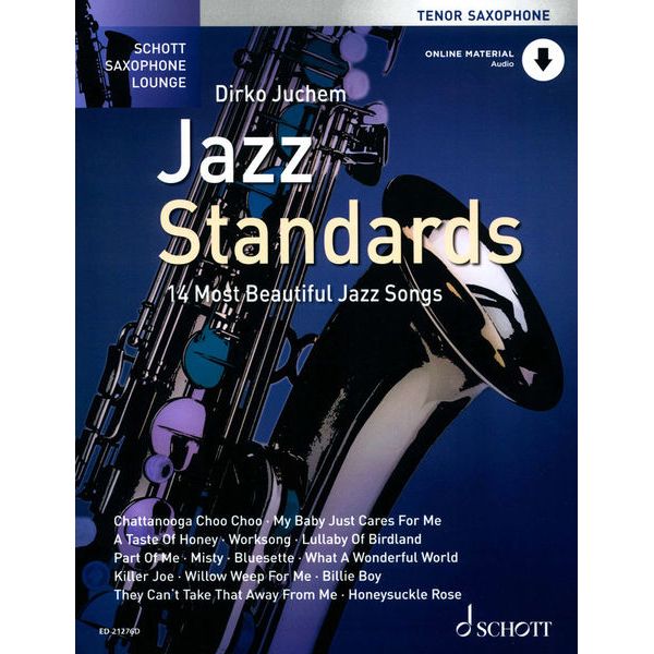 Schott Jazz Standards Tenor Saxophone