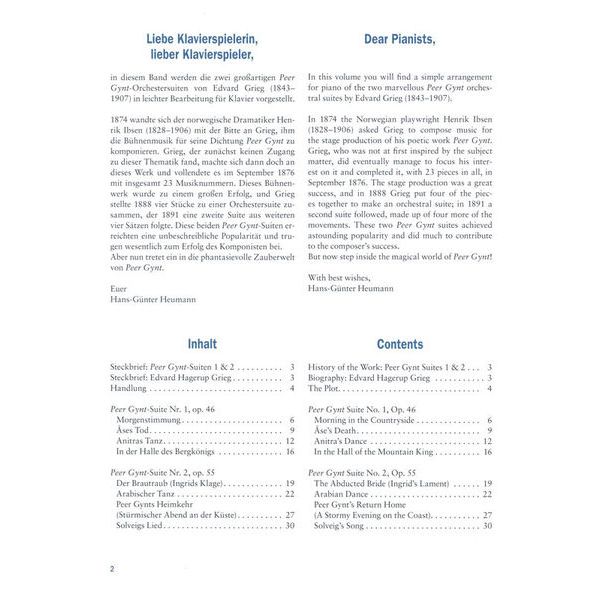 Schott Grieg Peer Gynt Klavier