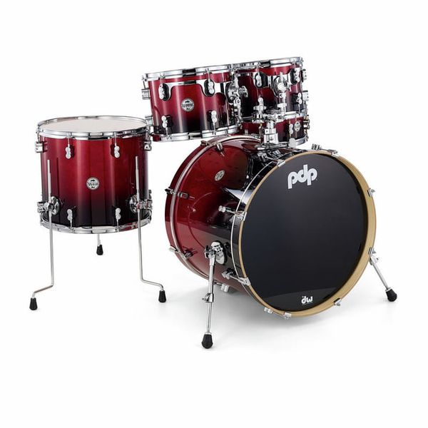DW PDP CM5 Std. Red/Blk Shell Kit