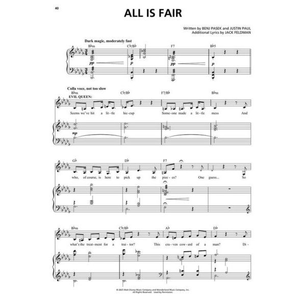 Hal Leonard Snow White Vocal Selections