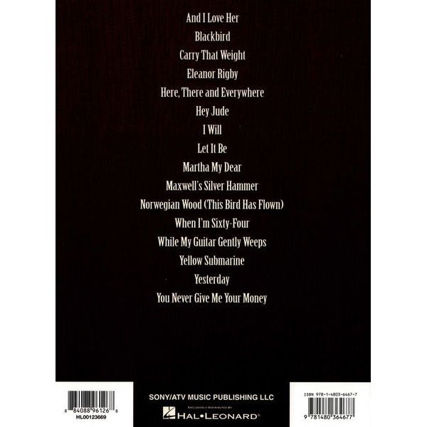 Hal Leonard The Beatles For Marimba