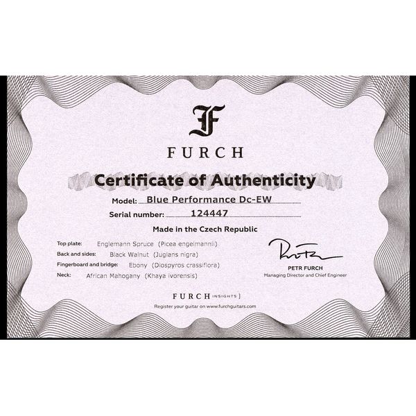 Furch Blue Performance Dc-EW VTC a