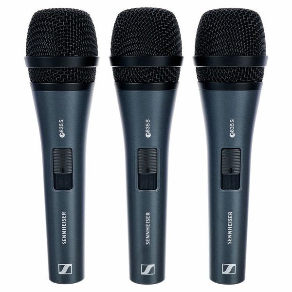 Sennheiser E835 S 3Pack Bundle