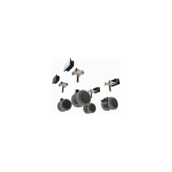 BLACKPANTHERSYSTEM Caster Set with 4 casters