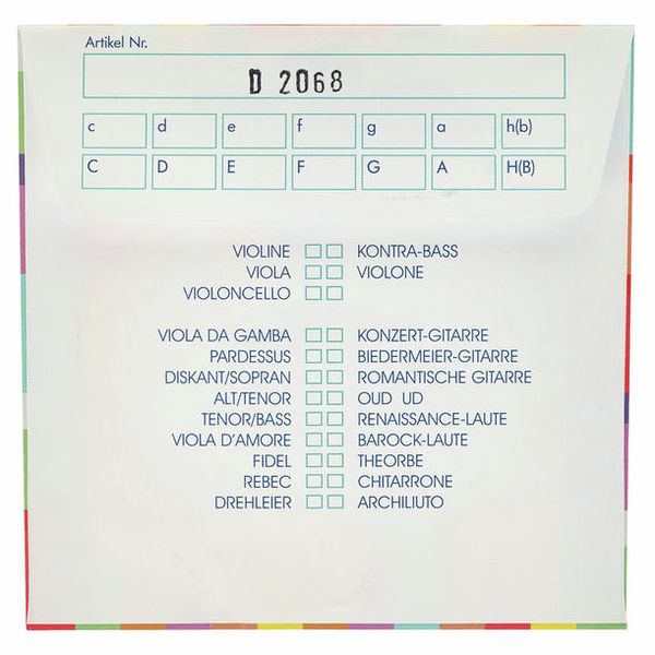 Kürschner D2068 Tenor / Bass Gamba Str.