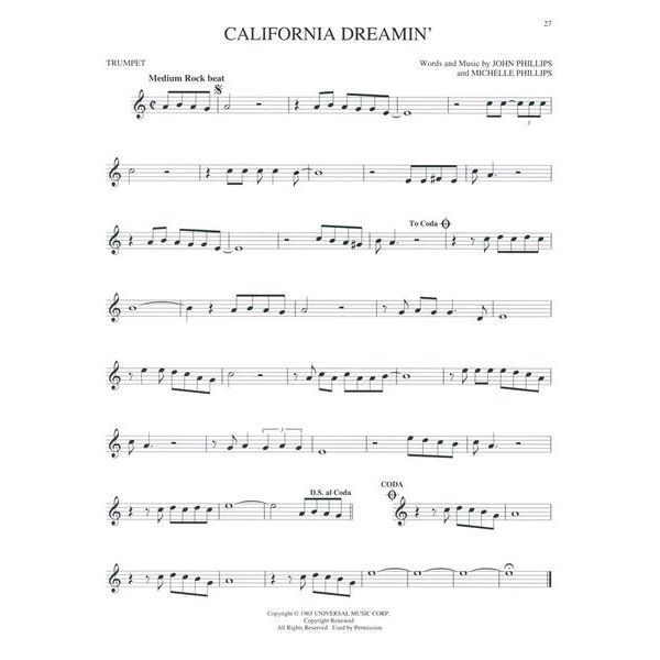 Hal Leonard Big Book Of Trumpet Songs