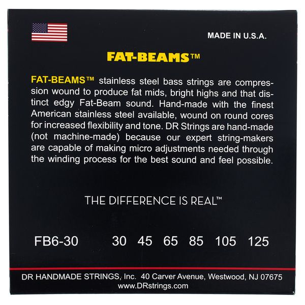 DR Strings Fat-Beams FB6-30